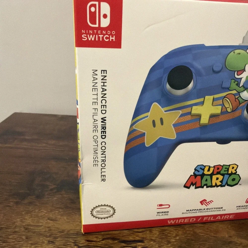 NEW PowerA Wired Nintendo Switch Controller: Super Mario Mushroom Kingdom Friend